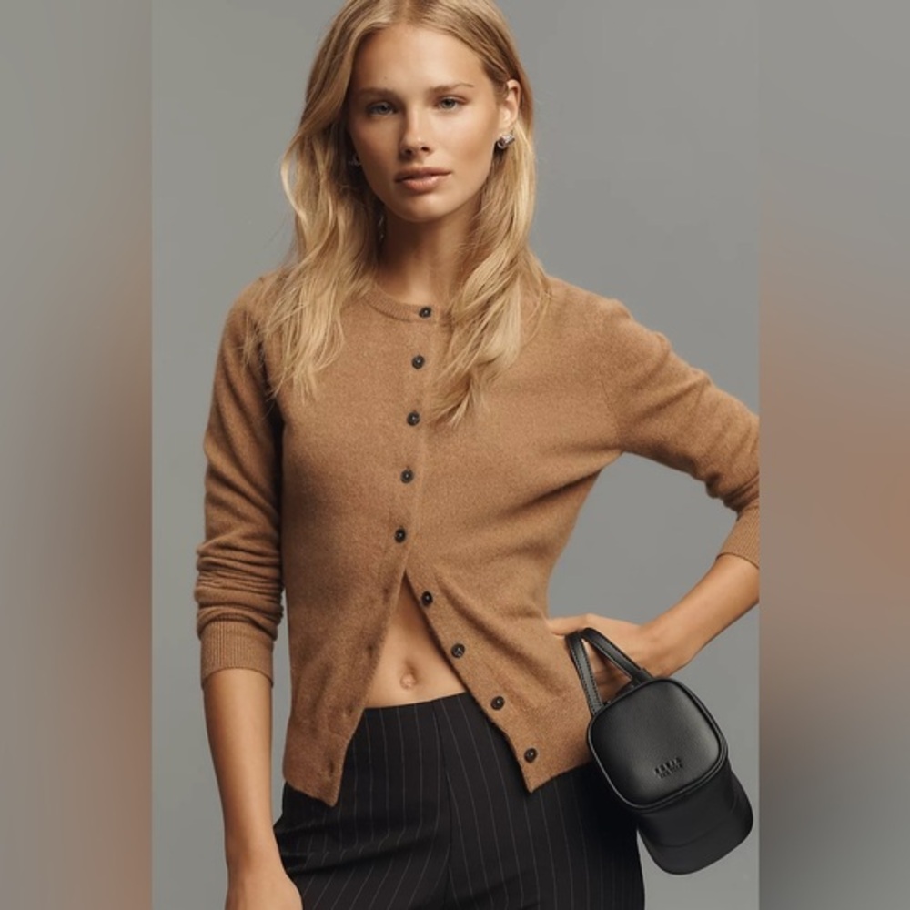 Reformation Farren Cashmere Crew Cardigan